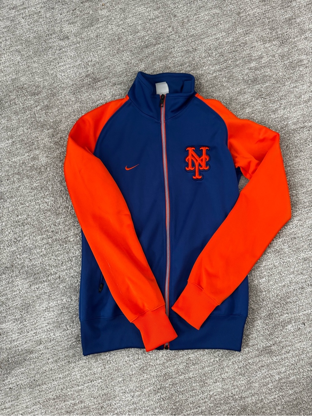 Nike Blue and Orange Team-Inspired Zip Jacket